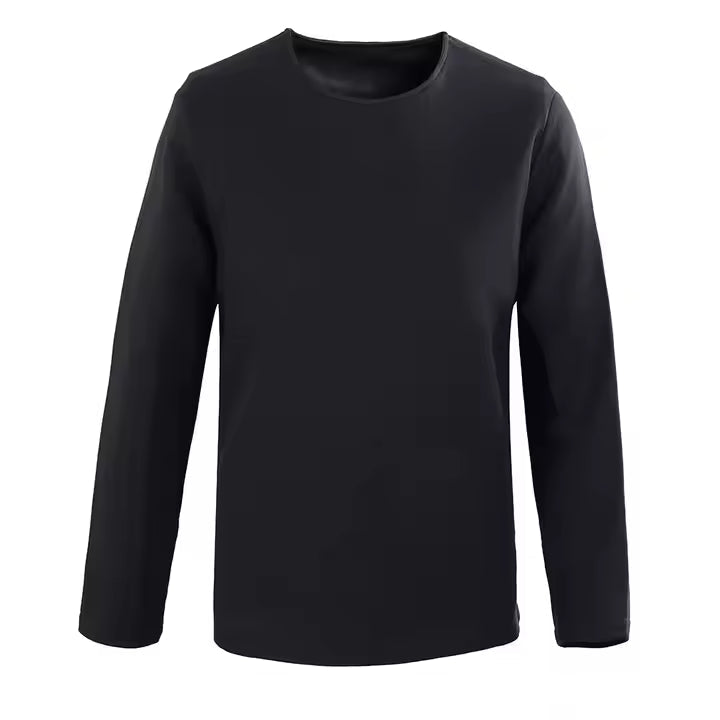 Black Anti-Cut® Knife-Proof Long Shirts Stab-Resistant